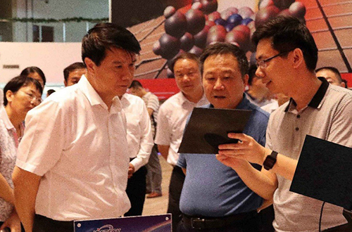 泰安党政考察团来肥考察，我公司参展产品获高度评价