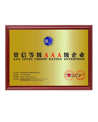 资信等级证书