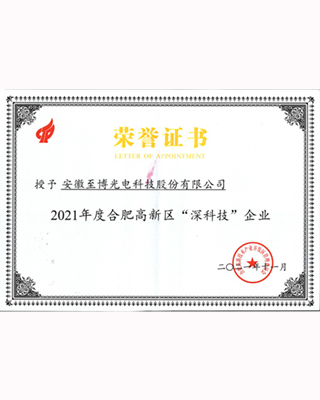 2021年度合肥高新区“深科技”企业