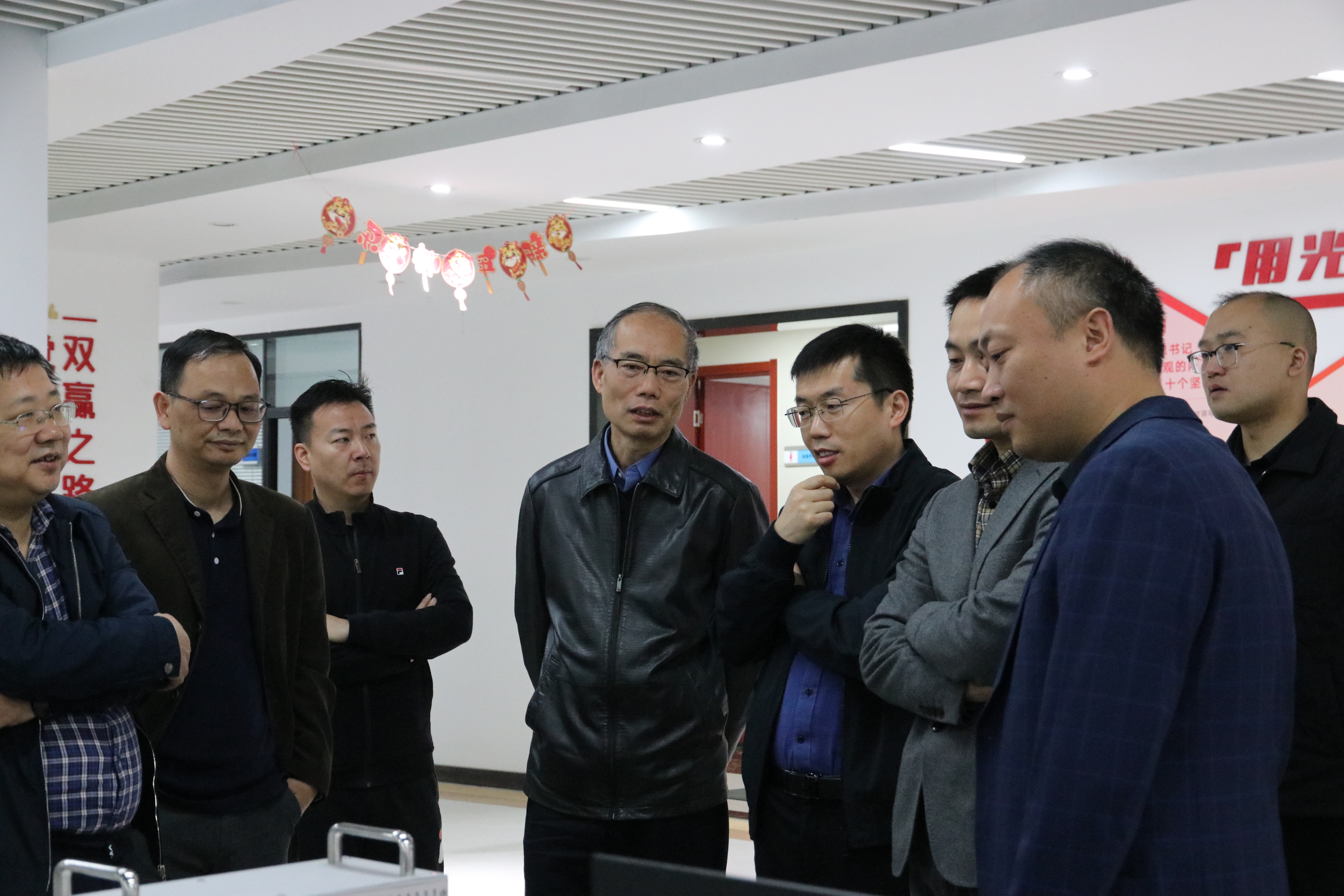 合肥市综合管廊投资运营有限公司董事长一行 莅临至博光电调研交流